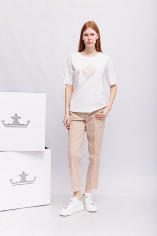 Cambio Брюки зауженные из хлопка с эластаном