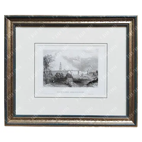 Пейн Альберт Генри. Троице-Сергиева Лавра. 1841. Гравюра на стали. Германия.