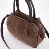 Сумка Саломея 479 эко-замша шоколад