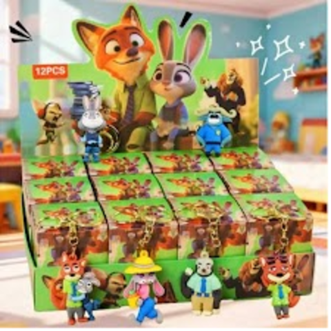 Брелок Зверополис коробка-сюрприз