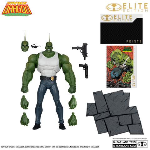 Фигурка Дракон из комикса Savage Dragon McFarlane Elite Edition