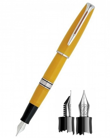 Ручка перьевая Waterman Charleston Citrine Yellow CT, M (S0117630)