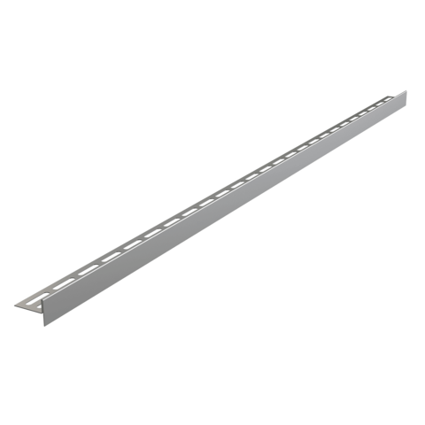 Pейка из нержавеющей стали для пола с уклоном двухсторонняя, универсальная, длина 1 метр,высота 27/3 AlcaPlast