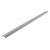 Pейка из нержавеющей стали для пола с уклоном двухсторонняя, универсальная, длина 1 метр,высота 27/3 AlcaPlast
