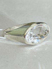 Горный хрусталь 266 (кольцо из серебра)