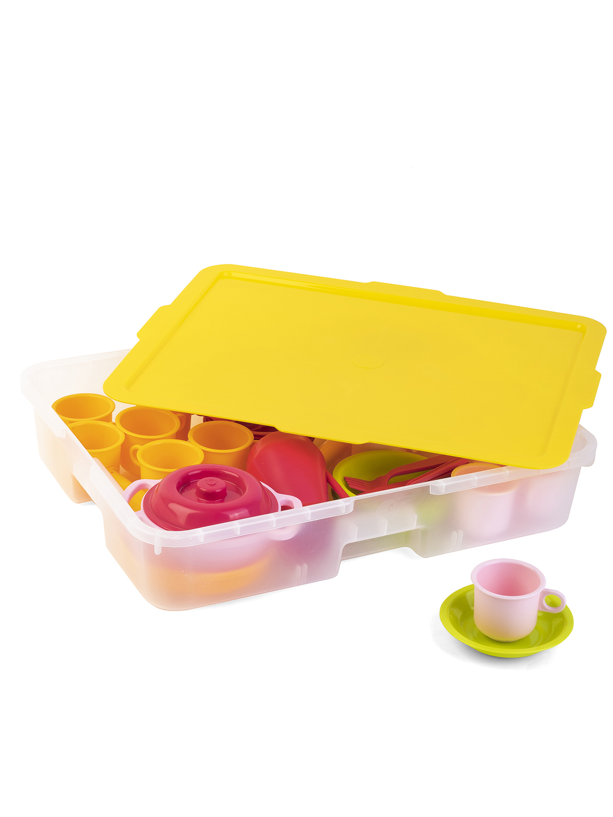 Комплект детской посуды / 67 предметов в системе хранения Игротека