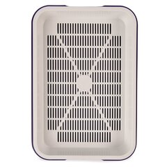 ЗооЭкспресс туалет АДАМ с сеткой высокие ножки 38,5*27*6,5 см