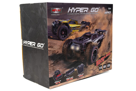 Радиоуправляемый внедорожник MJX Hyper Go 4WD Brushless Truggy 1:14 - MJX-14210