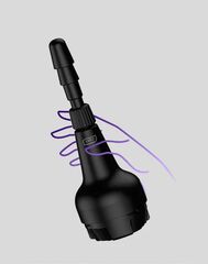 Черный полый фаллоимитатор для KIIROO Keon - 19,1 см. - 
