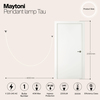Подвесной светильник Maytoni Tau MOD146PL-L40B3K