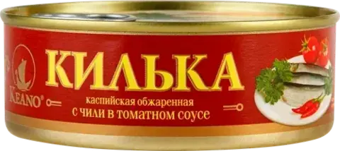 Килька KEANO балт. обжар.с чили в т/с 240г ж/б