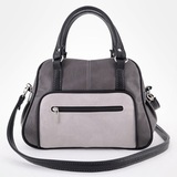 Сумка Саломея 950 мульти итальянский серо-черный