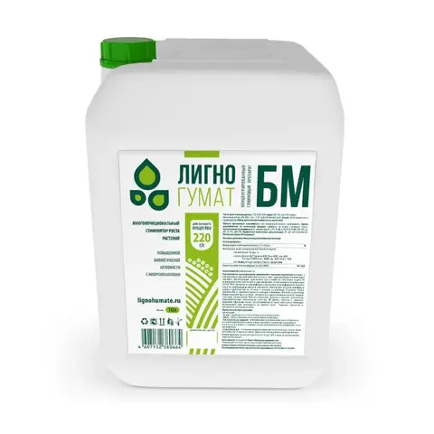 Лигногумат калия марка БМ 10 л