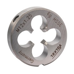Плашка М12х1,25 DINEN22568 HSSE 6g 38х10мм Volkel 56446