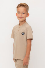 фуфайка  для мальчика  КР 302405-1/темно-бежевый к534