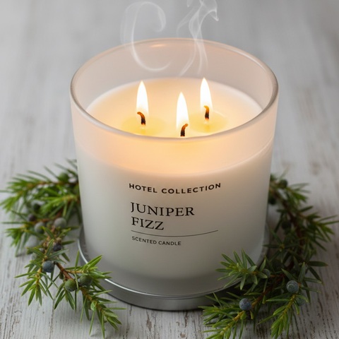 Свеча ароматическая Lerkil, можжевельник, парафин