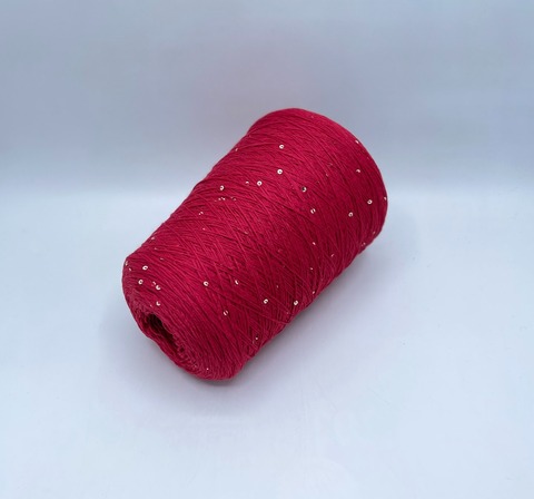 Tollegno, Harmony paillettes, 420м/100гр. 97% Меринос,3% Полиэстер(пайетка) , цвет-Красный(960), 37101