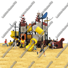 Детская игровая площадка «Морской Кораблик Ассоль» 7.6x6.4x5 м