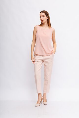 Marc Cain Топ шелковый струящийся двухцветный