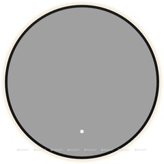 Aquanet 367652 Зеркало Контур D 600 LED ТХ цв. черный (367652) фото