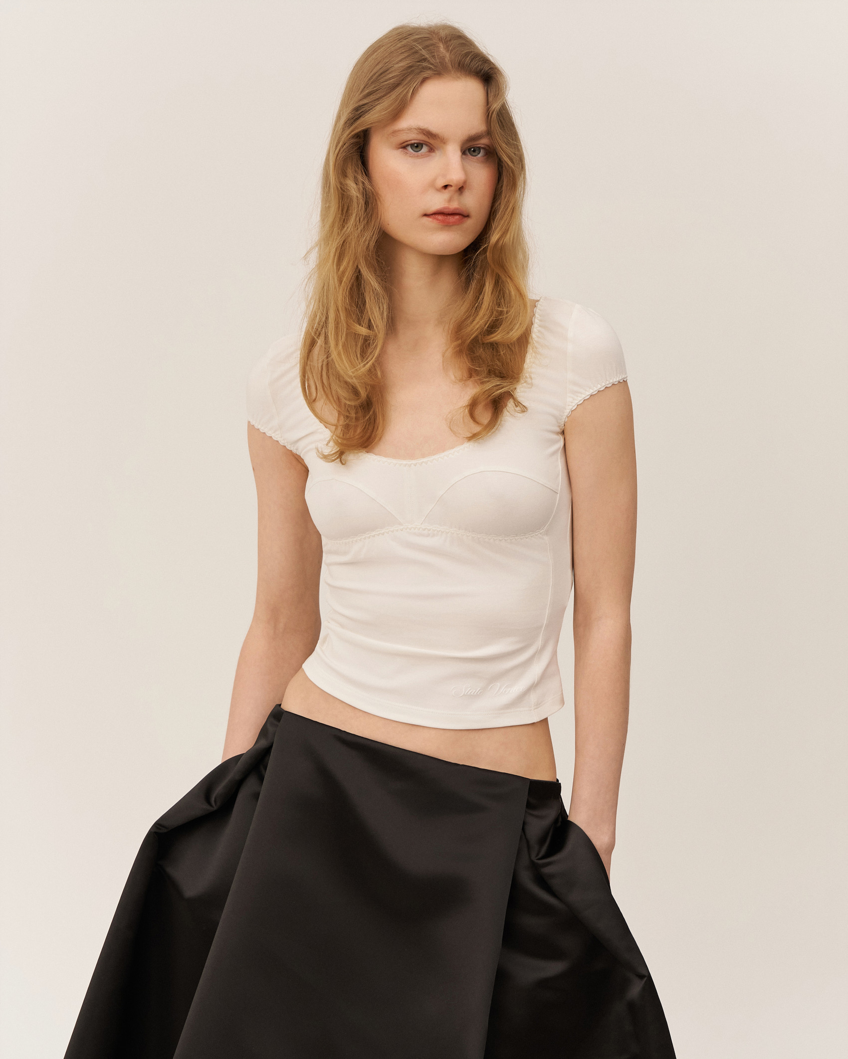 Бельевой стрейч топ