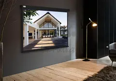 Экран Cactus 128x170.7см Wallscreen CS-PSW-128X170-BK 4:3 настенно-потолочный рулонный черный — фото 3
