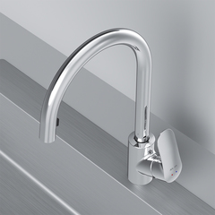 Cмеситель д/кухни с вытяжным изливом AM.PM Like - F8012000