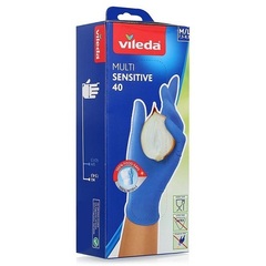 Перчатки одноразовые нитриловые Vileda, р-р M/L, 40 пар