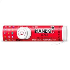 Диски ватные Maneki RED косметические с пресс-линией 130 шт/упак