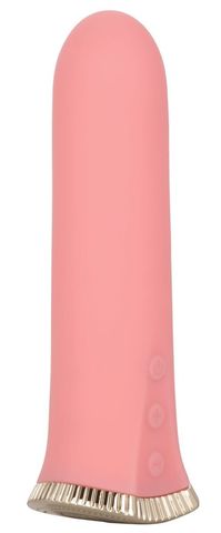 Нежно-розовый мини-вибромассажер Uncorked Rose - 12 см. - California Exotic Novelties SE-4370-10-3