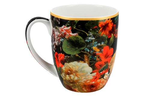 Кружка 400мл Carmani Натюрморт с маками Х. Рейкерс