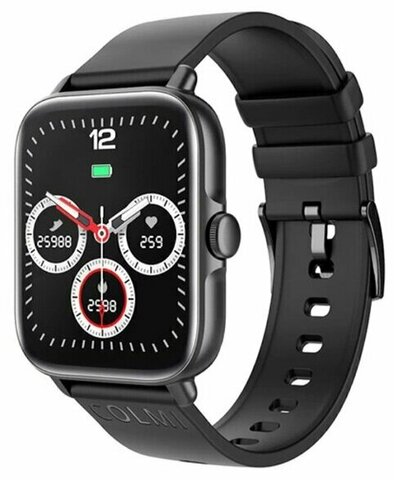 Ремешок Ecosystem Colmi P28PLUS Black Frame Black Silicone Strap