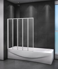 Шторка на ванну Cezares RELAX-V-5 RELAX-V-5-120/140-P-Bi-R фото