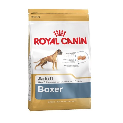 12 кг. Royal Canin ROYAL CANIN Boxer 26 Сухой корм для взрослых собак породы боксер