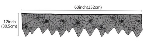Хэллоуин декоративное кружевное полотно Паутина в ассортименте