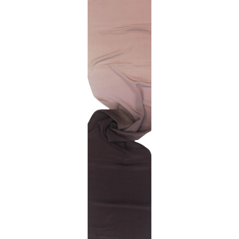 Шелковый шарф батик Какао 185x43 см
