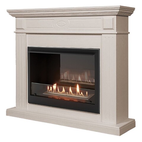 Каминокомплект Firelight BFP/P-2520 портал Bianco 25 шпон белёный дуб