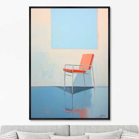ArtNoMore - Репродукция картины на холсте Chair collection, Pure and simple, No 1, 2024г.