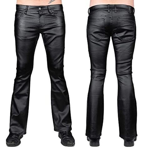 Wornstar | Джинсы мужские HELLRAISER WAXED DENIM PANTS W147 перед и сзади