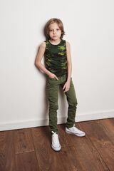 Купить детскую майку флора зеленая - Магазин тельняшек.ру 8-800-700-93-18Майка детская камуфлированная 