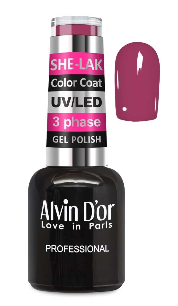 Alvin D`or  ADN-35М Лак SHE-LAK Color Coat  тон  3516   8мл