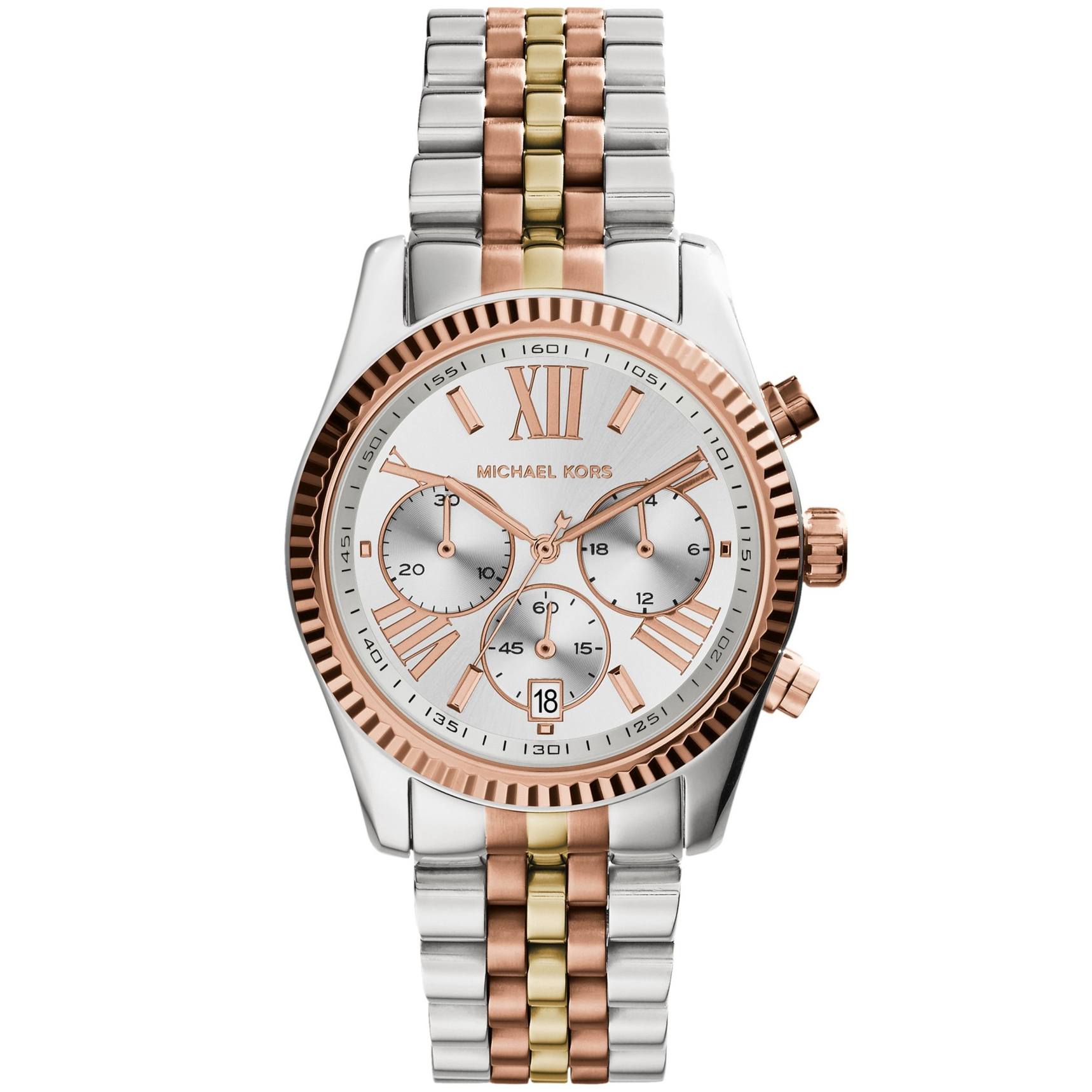 Reloj michael kors stainless steel back hotsell