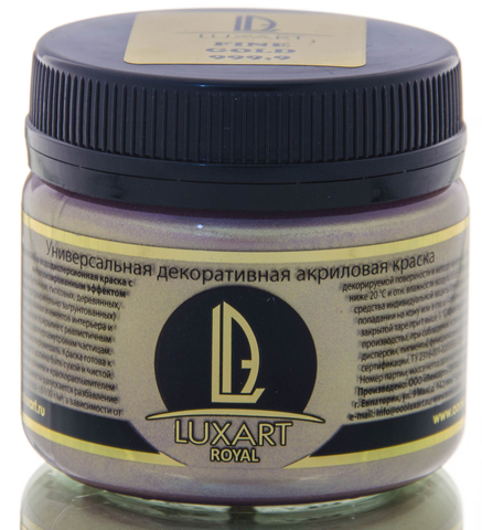 Акриловая краска Luxart ROYAL FINE GOLD Золото жемчужное 0.15 кг (под заказ)