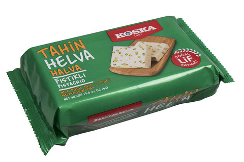 Кунжутная халва с фисташками, Koska, 350 г