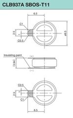 Аккумулятор Maxell CLB937 SBOS-T11