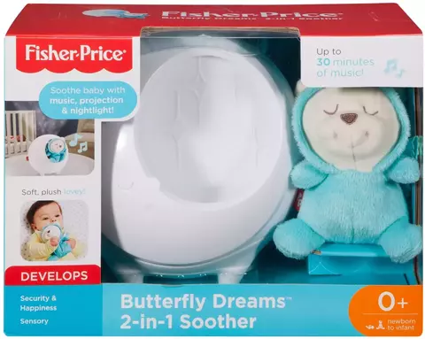 Fisher Price Музыкальный ночник-проектор Сон Бабочки