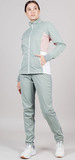 Женский элитный утеплённый лыжный костюм Nordski Pro Ice Mint/Soft Pink W