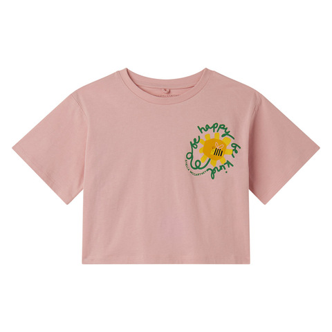 Футболка Stella McCartney Kids Happy Bee Cropped