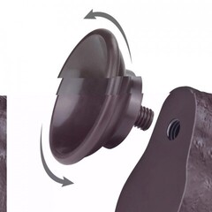 Реалистичный фаллоимитатор двухслойный Sliding Skin (18,3*3,5 см.) черный цвет