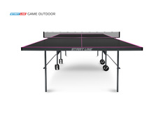 Стол теннисный Game Всепогодный с сеткой Black